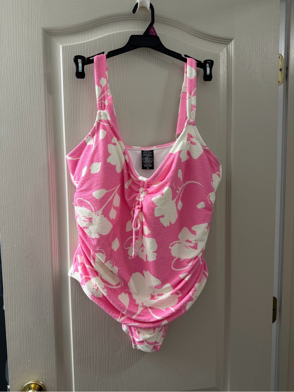 Catalina Pink and White Floral Swimwear